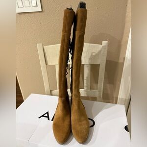 Aldo caramel fringe Suede Over-the-Knee Boots!!!